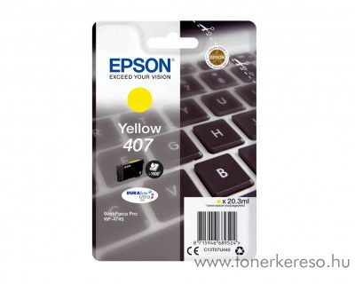 Epson WF-4745DTWF eredeti yellow tintapatron T07U440 Epson WorkForce Pro WF-4745DTWF tintasugaras nyomtathoz