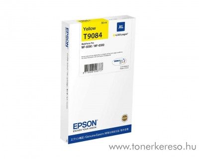 Epson WF-6090/6590 (T9084) eredeti yellow tintapatron T908440 Epson WorkForce Pro WF-6590DWF tintasugaras nyomtathoz