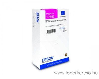 Epson WF-8010DW (T7563) eredeti magenta tintapatron C13T756340 Epson WorkForce Pro WF-8590DWF tintasugaras nyomtathoz