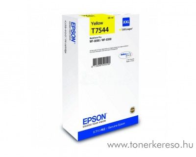 Epson WF-8090DW (T7544) eredeti yellow tintapatron C13T754440 Epson WorkForce Pro WF-8590DWF tintasugaras nyomtathoz