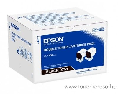 Epson WorkForce AL-C300N eredeti dupla black toner C13S050751 Epson WorkForce AL-C300DTN lzernyomtathoz