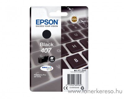 Epson WF-4745DTWF eredeti fekete tintapatron T07U140 Epson WorkForce Pro WF-4745DTWF tintasugaras nyomtathoz