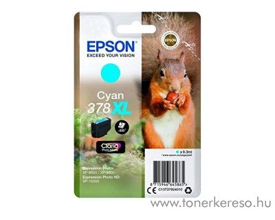 Epson XP-15000/XP-8500 eredeti cyan tintapatron T37924010 Epson Expression Photo HD XP-15000 tintasugaras nyomtathoz
