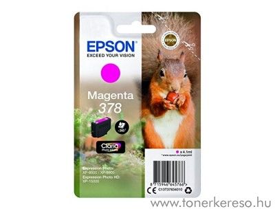 Epson XP-15000/XP-8500 eredeti magenta tintapatron T37834010 Epson Expression Photo HD XP-15000 tintasugaras nyomtathoz