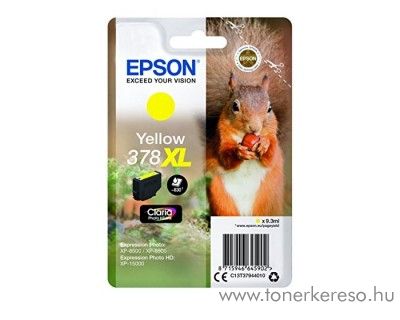 Epson XP-15000/XP-8500 eredeti yellow tintapatron T37944010 Epson Expression Photo HD XP-15000 tintasugaras nyomtathoz