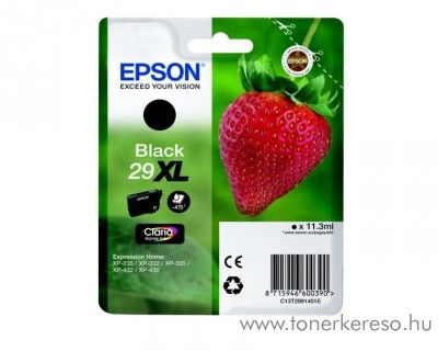 Epson XP-235/335 (29XL) eredeti black tintapatron T29914010 Epson Expression Home XP-332 tintasugaras nyomtathoz