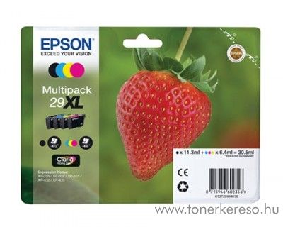 Epson XP-235/335 (29XL) eredeti multipack tintapatron T29964010 Epson Expression Home XP-445 tintasugaras nyomtathoz