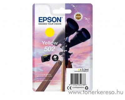 Epson XP-5100/XP-5105 eredeti yellow tintapatron T02V44010 Epson Expression Home XP-5150 tintasugaras nyomtathoz