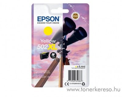 Epson XP-5100/XP-5105 eredeti yellow tintapatron T02W44010 Epson Expression Home XP-5100 tintasugaras nyomtathoz