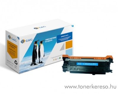 G&G HP Color LaserJet CM3530 utngyrtott cyan toner GGHCE251A