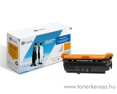 G&G HP Color LaserJet CM3530 utngyrtott fekete toner GGHCE250X HP Color LaserJet CM3530 lzernyomtathoz