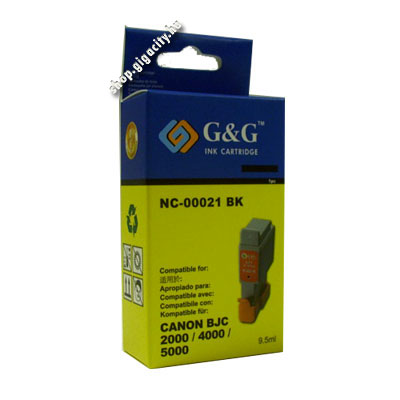 Canon BCI-21 fekete tintapatron G&G GGC21B Canon FaxPhone B740 tintasugaras nyomtathoz