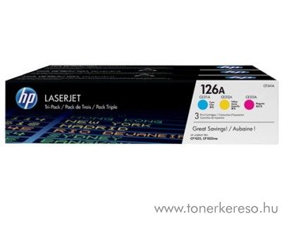 Hp 126A eredeti CMY toner csomag CF341A  HP TopShot LaserJet Pro M275 MFP lzernyomtathoz