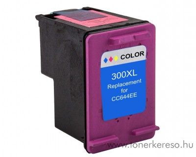 HP 300XLC sznes color kompatibilis nagykapacits tintapatron HP Deskjet D2500 tintasugaras nyomtathoz