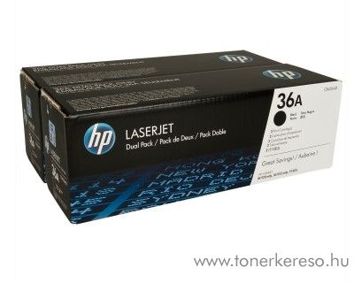 HP 36A eredeti fekete black dupla toner CB436AD HP LaserJet M1120NMFP lzernyomtathoz