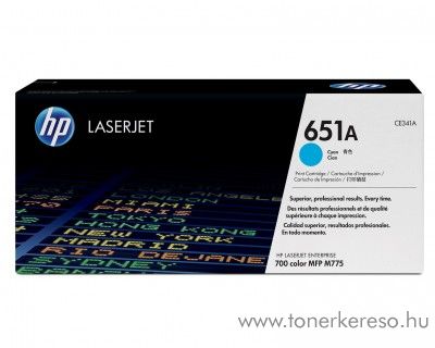 HP 651A eredeti cyan toner CE341A