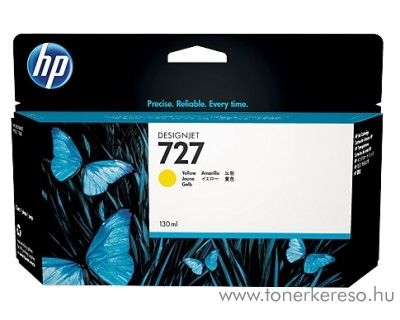 HP Designjet T2500 (727) eredeti yellow tintapatron B3P21A HP Designjet T2500 tintasugaras nyomtathoz