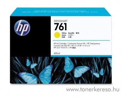 HP 761Y eredeti yellow tintapatron CM992A HP Designjet T7100 tintasugaras nyomtathoz