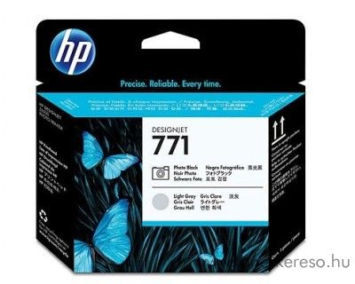 HP 771 eredeti photo fekete s light grey nyomtatfej CE020A HP DesignJet Z6200 tintasugaras nyomtathoz