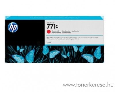 HP 771C eredeti chromatic red tintapatron B6Y08A HP DesignJet Z6200 tintasugaras nyomtathoz