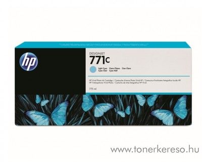 HP 771LC eredeti light cyan tintapatron B6Y12A