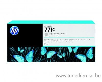 HP 771LGY eredeti light grey tintapatron B6Y14A HP DesignJet Z6200 tintasugaras nyomtathoz