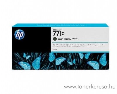 HP 771MBK eredeti matt fekete black tintapatron B6Y07A