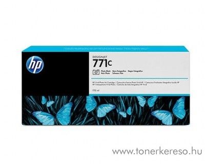 HP 771PBK eredeti photo fekete black tintapatron B6Y13A HP DesignJet Z6200 tintasugaras nyomtathoz