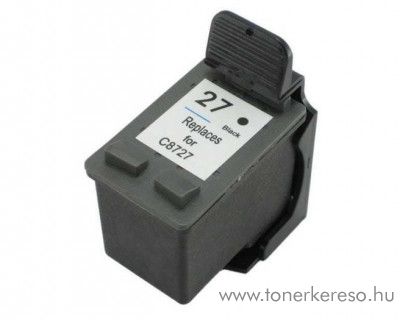HP 8727 (No. 27) utngyrtott fekete tintapatron FUH8727 HP OfficeJet 5615 tintasugaras nyomtathoz