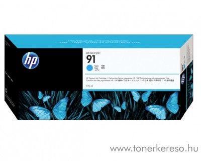 HP 91 eredeti vivera cyan tintapatron C9467A HP Designjet Z6100 tintasugaras nyomtathoz