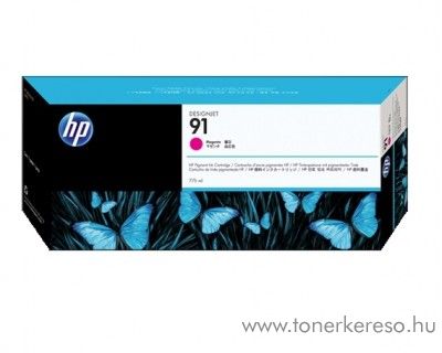 HP 91 eredeti vivera magenta tintapatron C9468A HP Designjet Z6100ps tintasugaras nyomtathoz