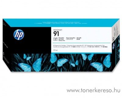 HP 91 eredeti vivera photo fekete black tintapatron C9465A HP Designjet Z6100ps tintasugaras nyomtathoz