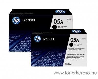 HP  P2030/2050 2db eredeti black toner CE505D HP LaserJet P2055X lzernyomtathoz