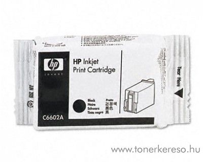 HP ltalnos eredeti fekete black tintapatron C6602A