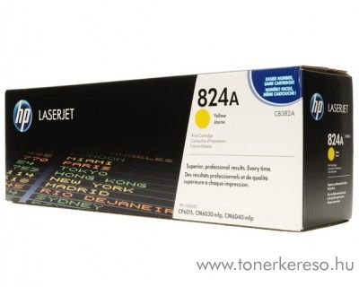 HP CB382A (No 824A) yellow toner HP Color LaserJet CM6030 lzernyomtathoz