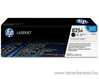 HP CB390A (No 825A) black toner HP Color LaserJet CM6040 MFP lzernyomtathoz