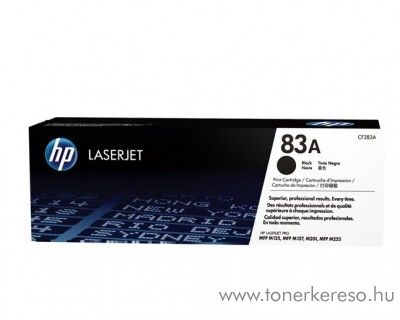 HP CF283A No. 83 eredeti fekete toner HP LaserJet M127FS lzernyomtathoz