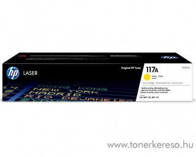 HP Color Laser 150a/MFP 178nw eredeti yellow toner W2072A HP Color Laser MFP 179fnw lzernyomtathoz