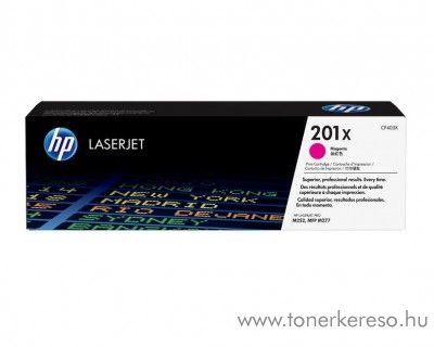 HP LaserJet Pro M252 (201X) eredeti magenta toner CF403X HP Color LaserJet Pro MFP M277n lzernyomtathoz