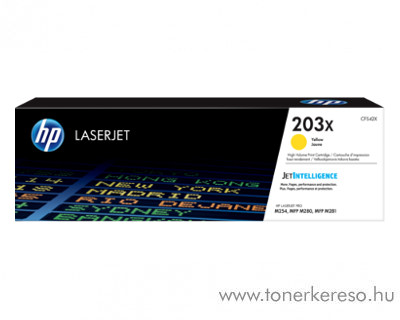 HP Color LaserJet Pro M254dw eredeti yellow toner CF542X HP Color LaserJet Pro MFP M281fdw lzernyomtathoz