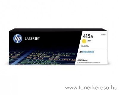 HP Color LJ Pro M454dn (415A) eredeti yellow toner W2032A