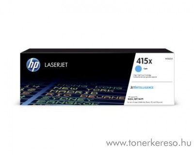 HP Color LJ Pro M454dn (415X) eredeti cyan toner W2031X HP Color LaserJet Pro M454dn lzernyomtathoz