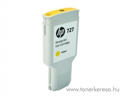 HP DesignJet T1530/T2530 (727) eredeti yellow tintapatron F9J78A HP DesignJet T1530 tintasugaras nyomtathoz