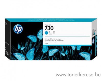 HP DesignJet T1700 (730) eredeti cyan tintapatron P2V68A HP DesignJet T2600dr  tintasugaras nyomtathoz