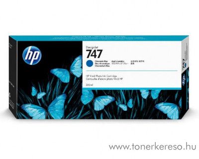 HP DesignJet Z9+ (747) eredeti chromatic blue patron P2V85A HP DesignJet Z9