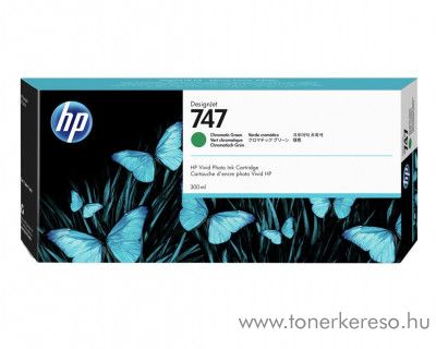 HP DesignJet Z9+ (747) eredeti chromatic green patron P2V84A HP DesignJet Z9