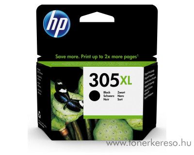 HP DeskJet 2320 (305XL) eredeti black tintapatron 3YM62AE HP ENVY Pro 6420 All-in-One-Printer tintasugaras nyomtathoz