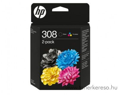 HP Envy 6110/6120 (No.308) eredeti titnapatron csomag 6L6S6UE HP Envy 6520e tintasugaras nyomtathoz