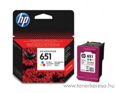 HP Ink Advantage 5575 (No.651) eredeti CMY tintapatron C2P11AE HP DeskJet Ink Advantage 5575 tintasugaras nyomtathoz