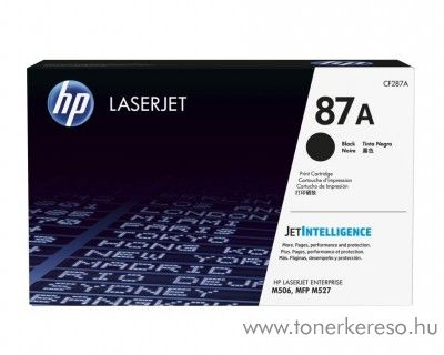 HP LaserJet Enterprise M506 (87A) eredeti black toner CF287A HP LaserJet Enterprise MFP M527xh lzernyomtathoz